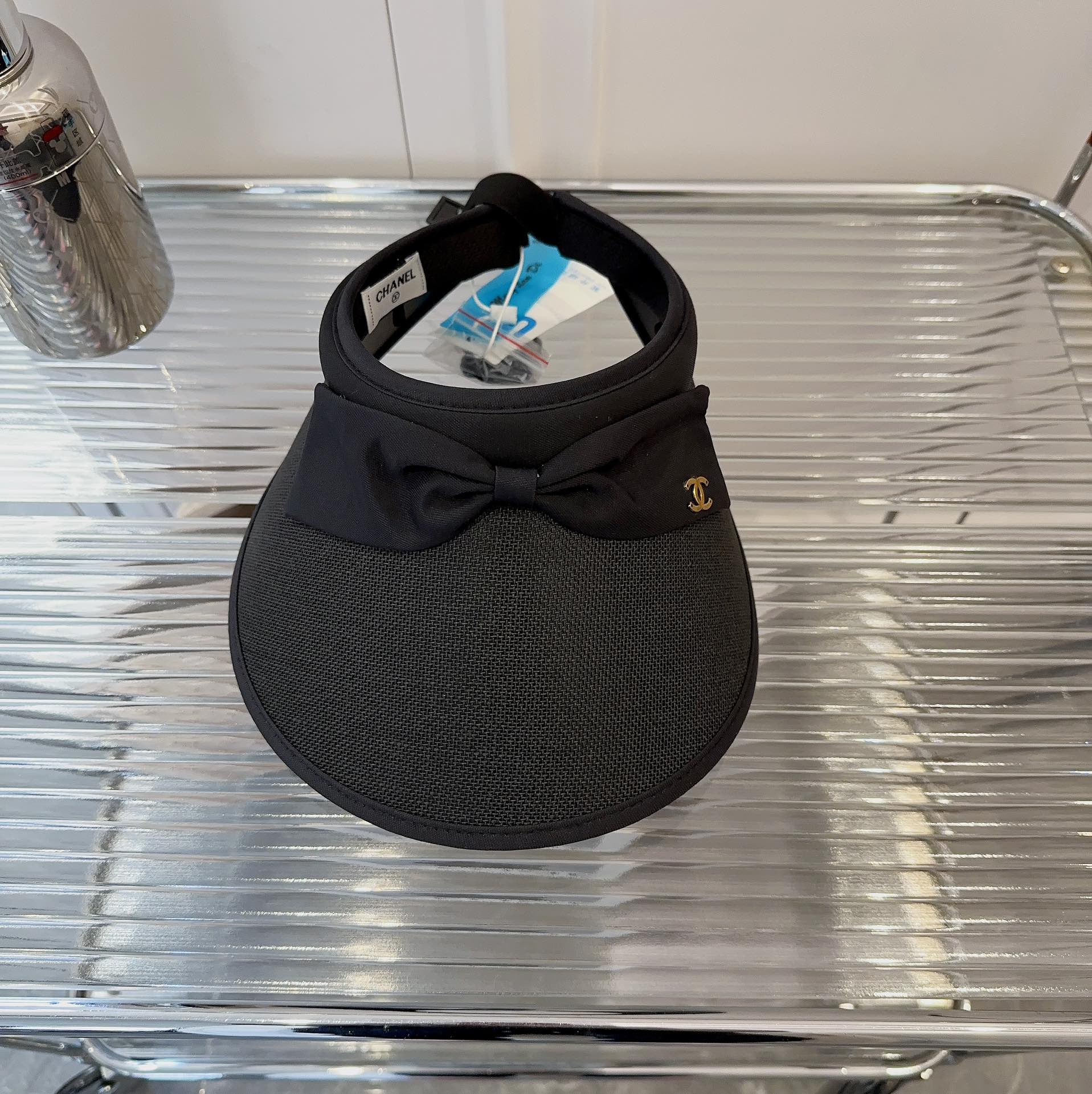 Chanel fashion hair band straw hats