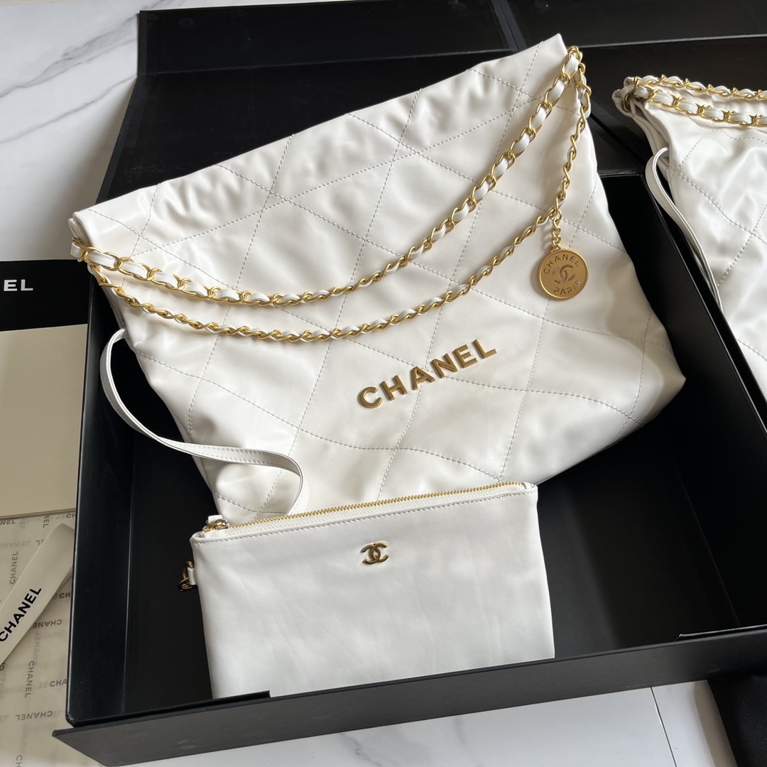 Chanel 22 bag genuine leather 1:1 top quality