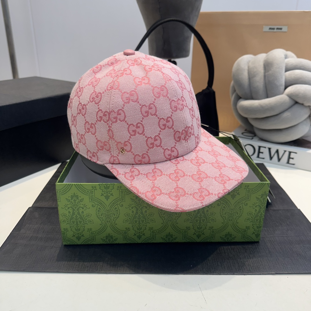 G Pink Blue Baseball Cap