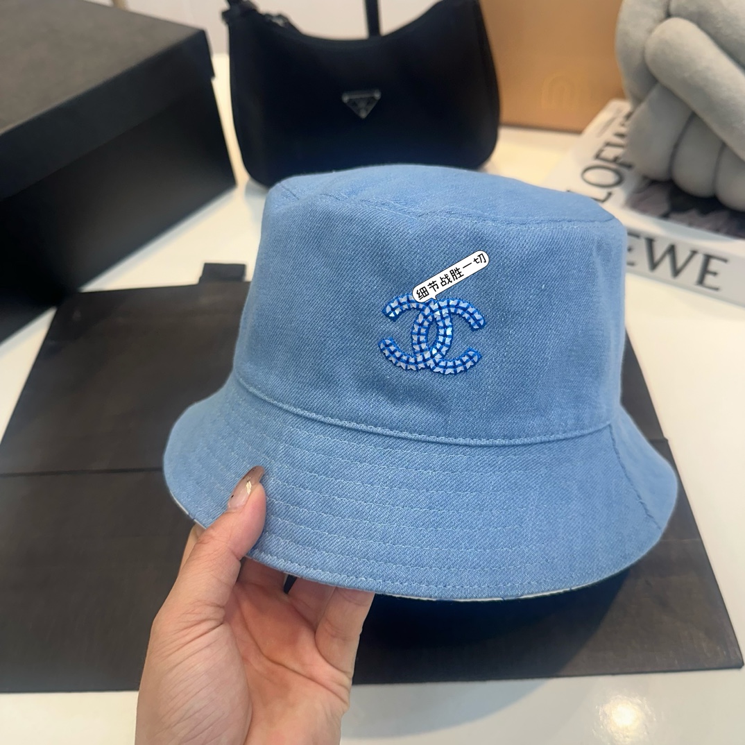 Chanel chanel24s new sequined sunshade bucket hat