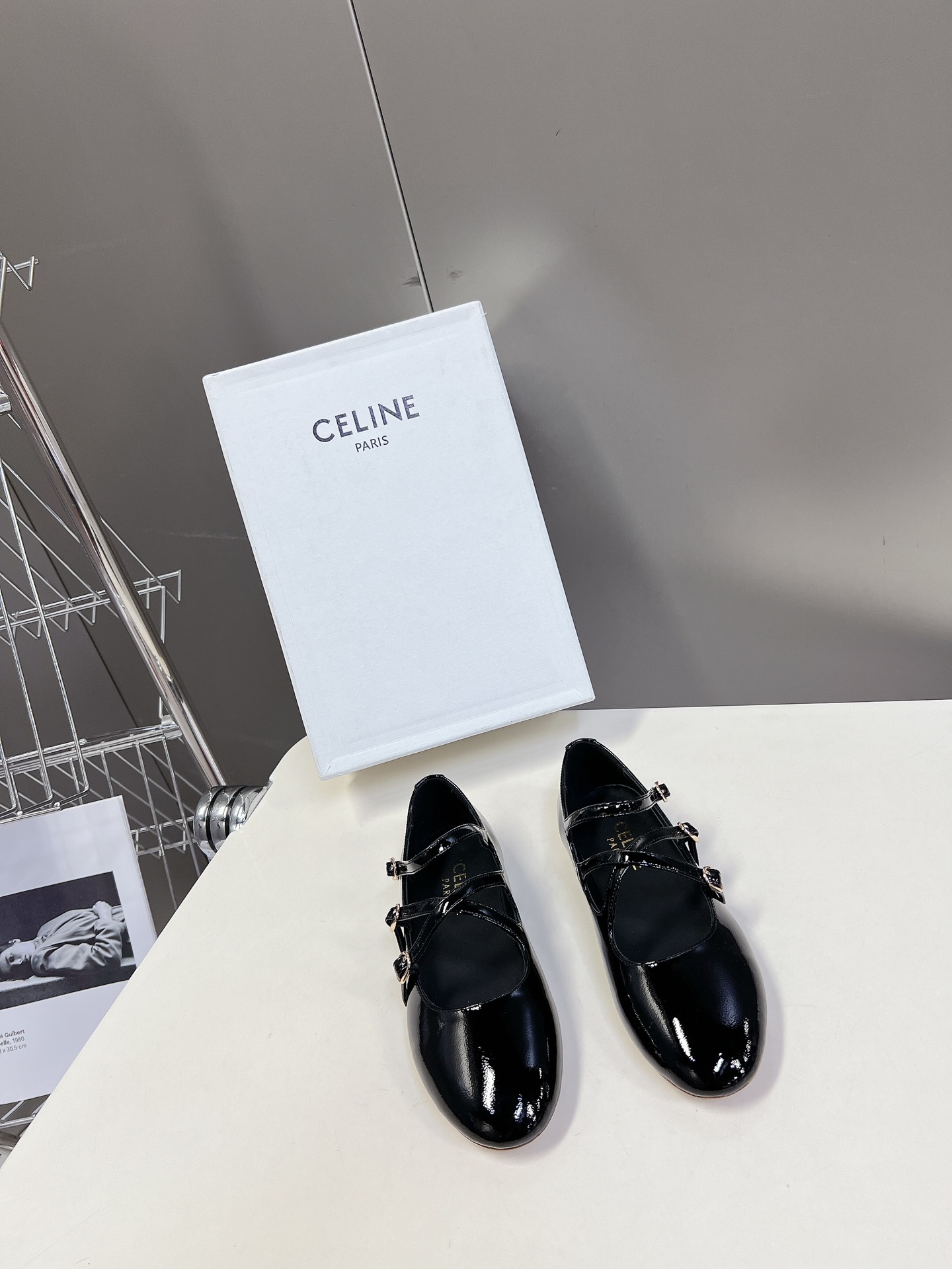 CELINE Kay Mary Jane Fashion Shoes