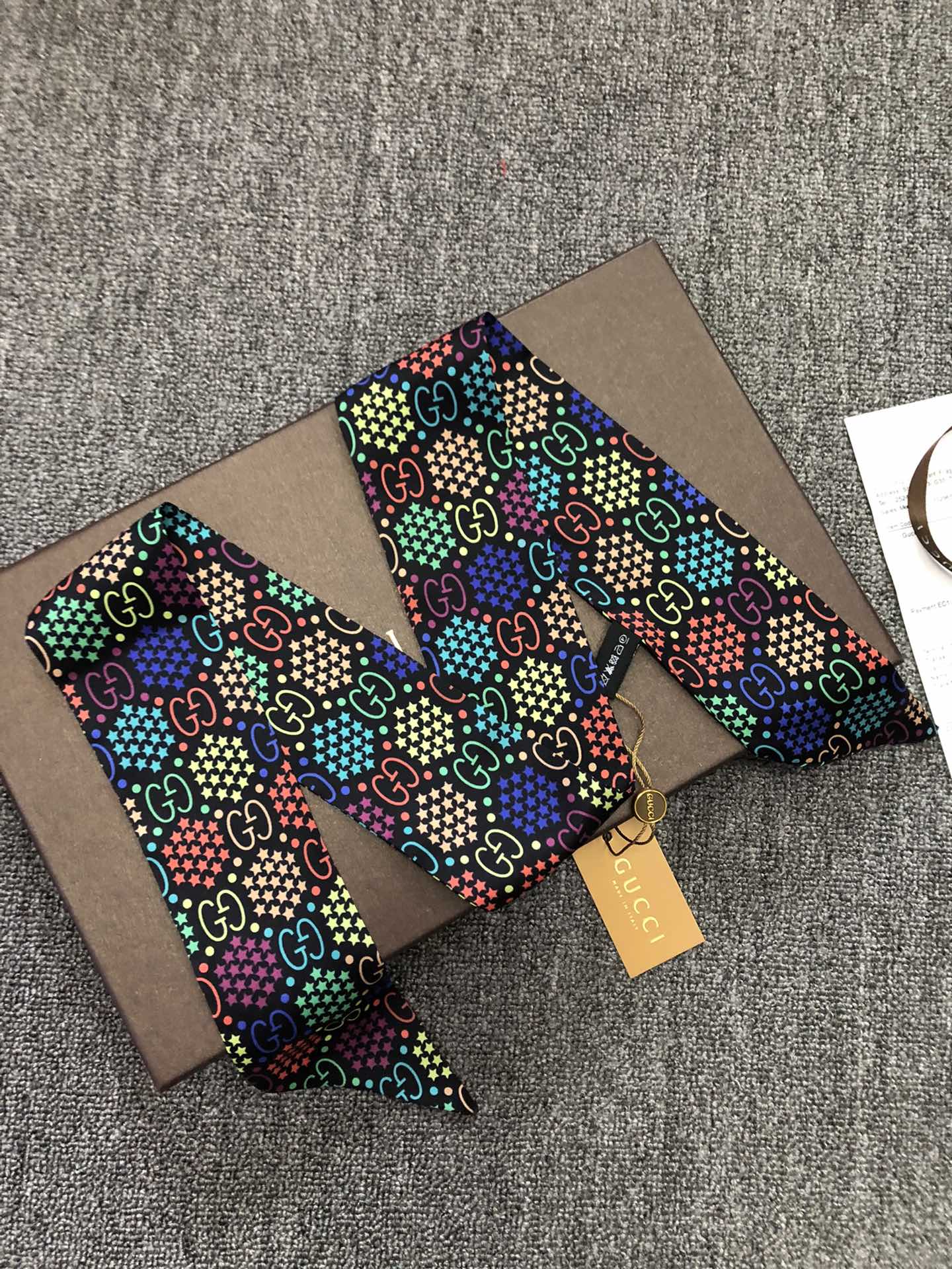 GUCCI double-layer twill versatile ribbon