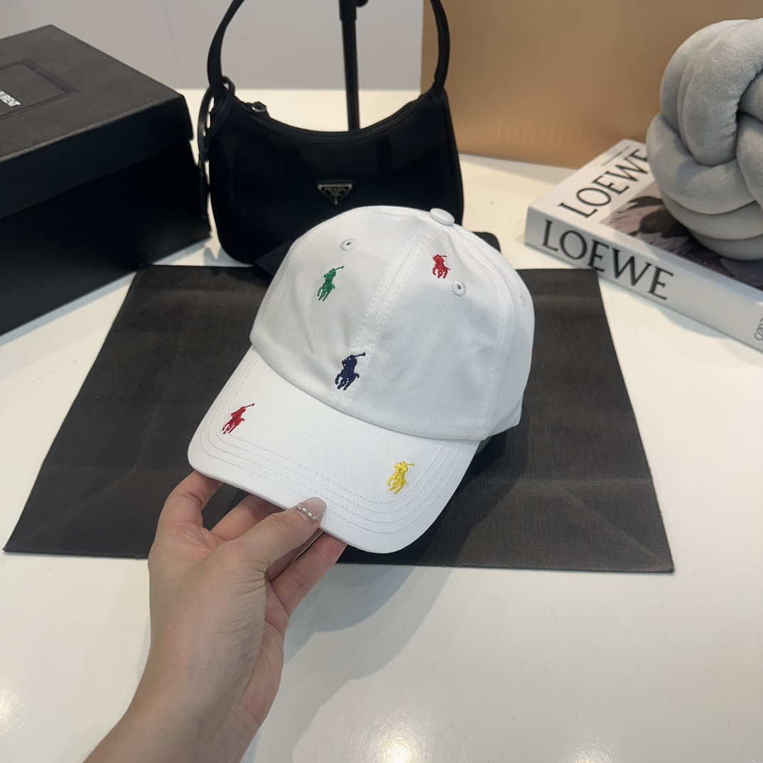Ralph Lauren classic Malaysian polo embroidered couple baseball cap