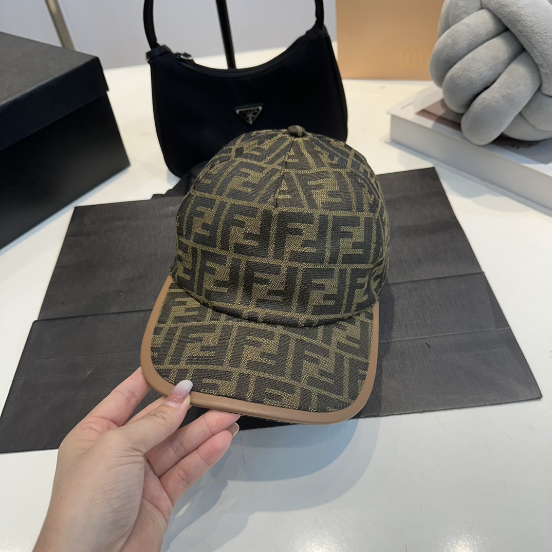 F jacquard fabric baseball cap