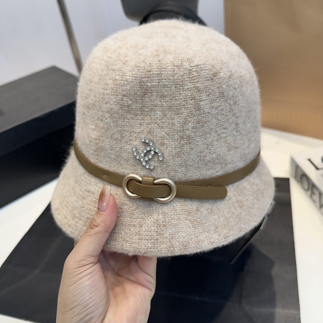 C bucket hat, woolen ni hat, head circumference 57cm