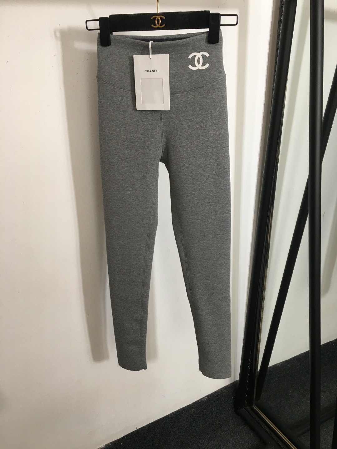 C new printed elastic plus velvet warm small leggings