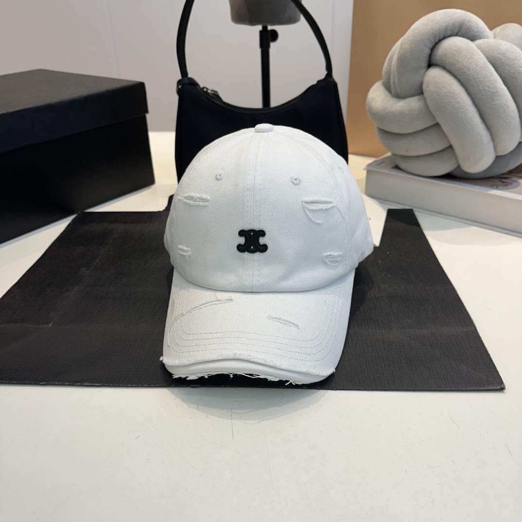 C Spring and Summer Denim Baseball Cap