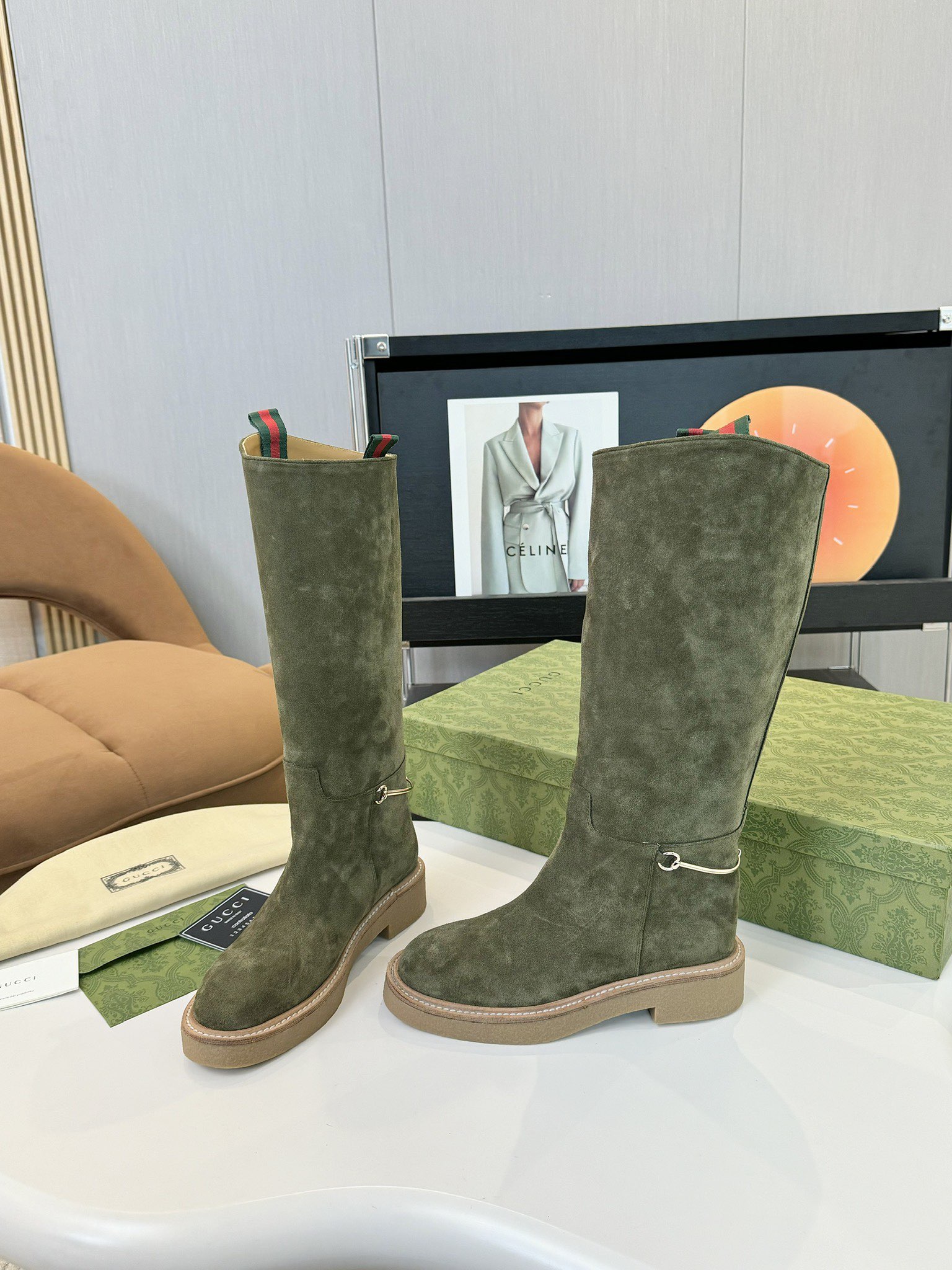 gucci boots knight boots