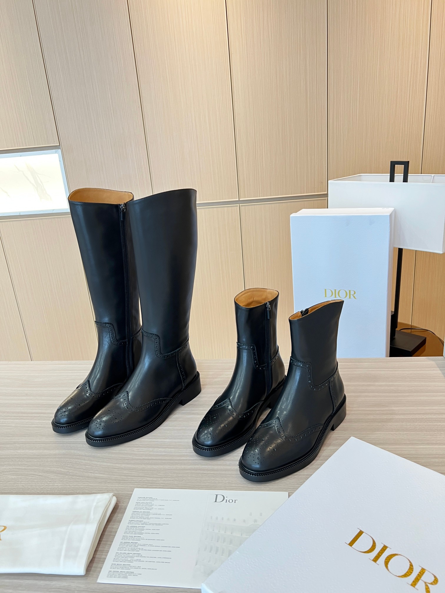 dior brogue knight boots