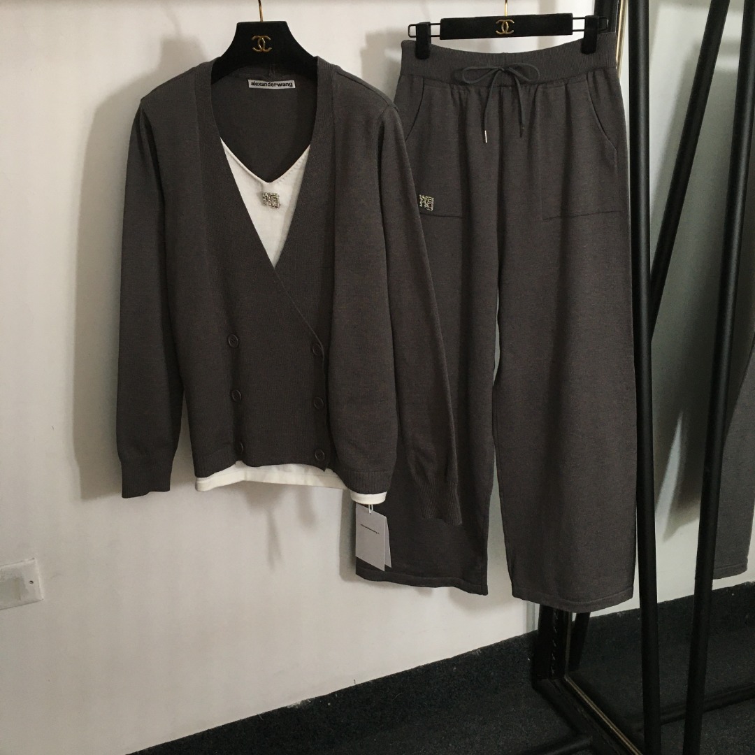 Alexander Wang knitted suit