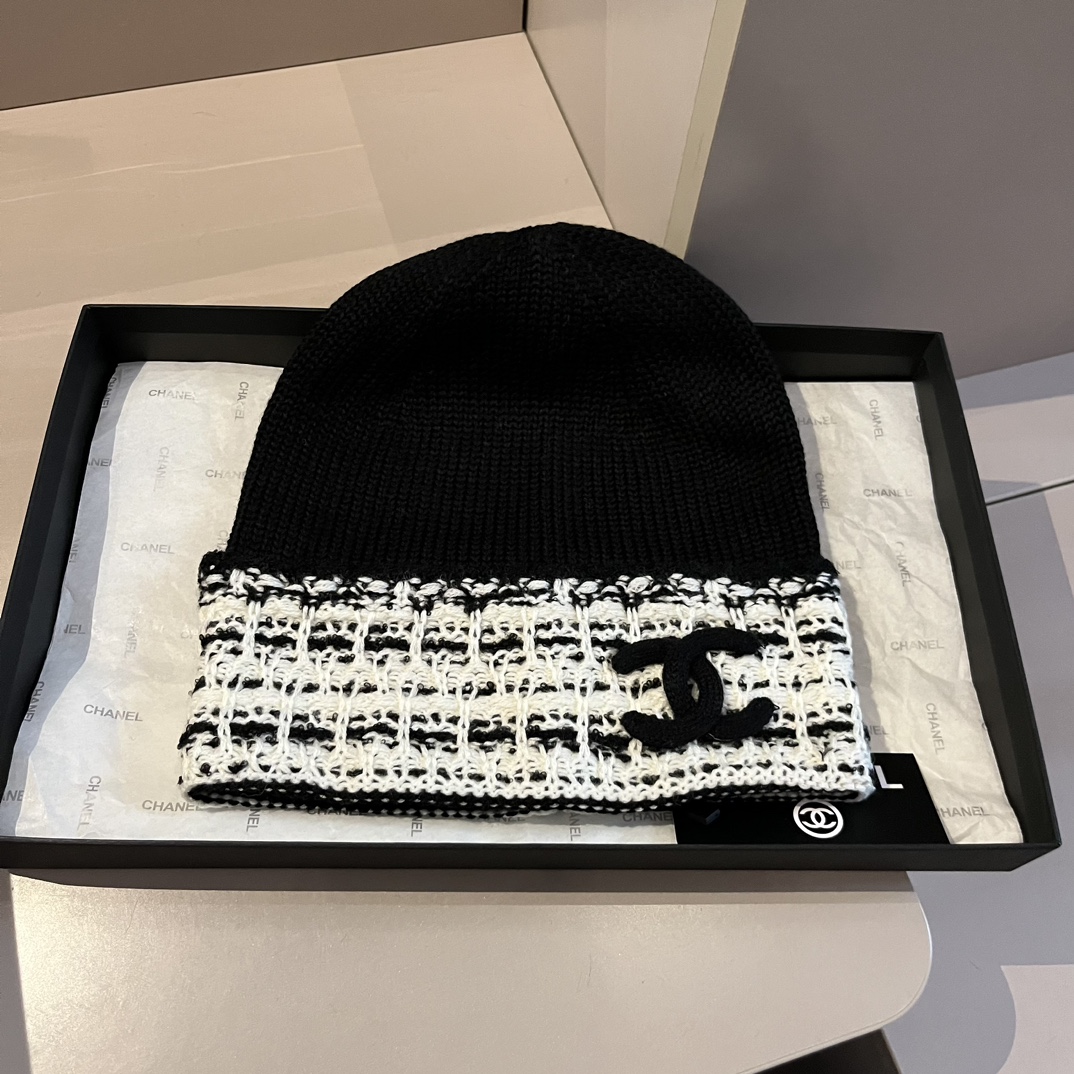 C three-color new wool hat