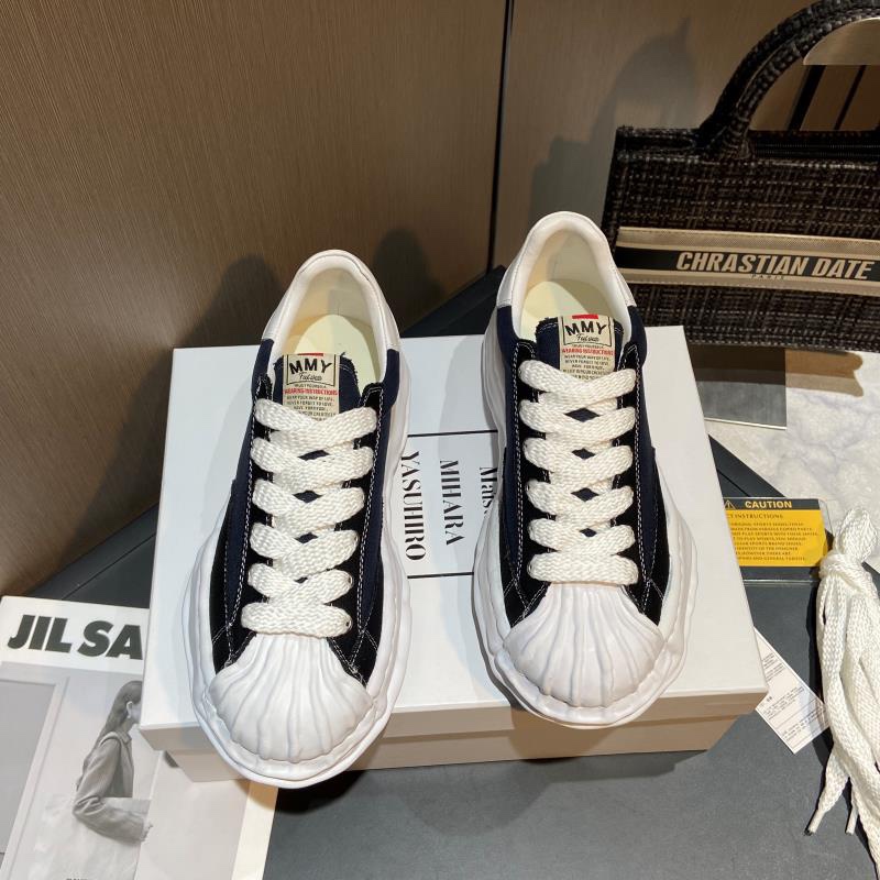 Mihara Yasuhiro MMY embroidered casual shoes(4.5CM thick sole)