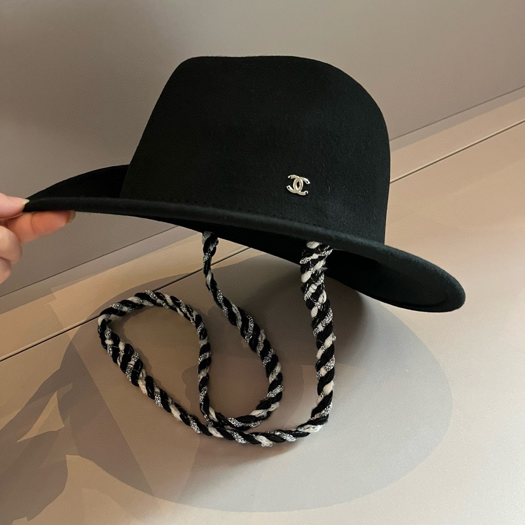 C wool hat, 100% wool fabric