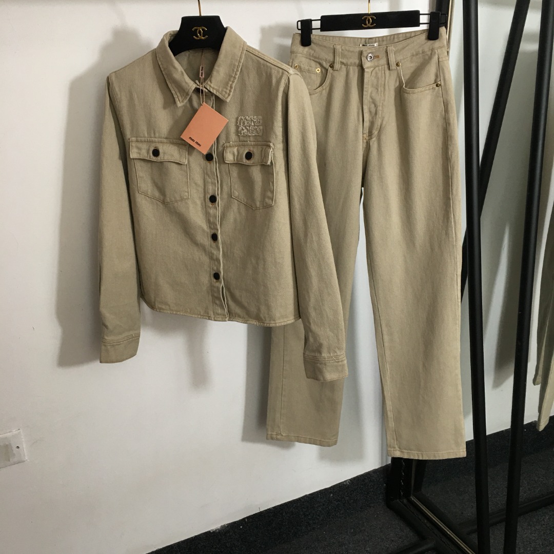 M design new denim suit