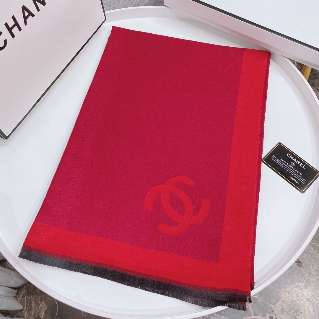 C soft wool cashmere fiber scarf