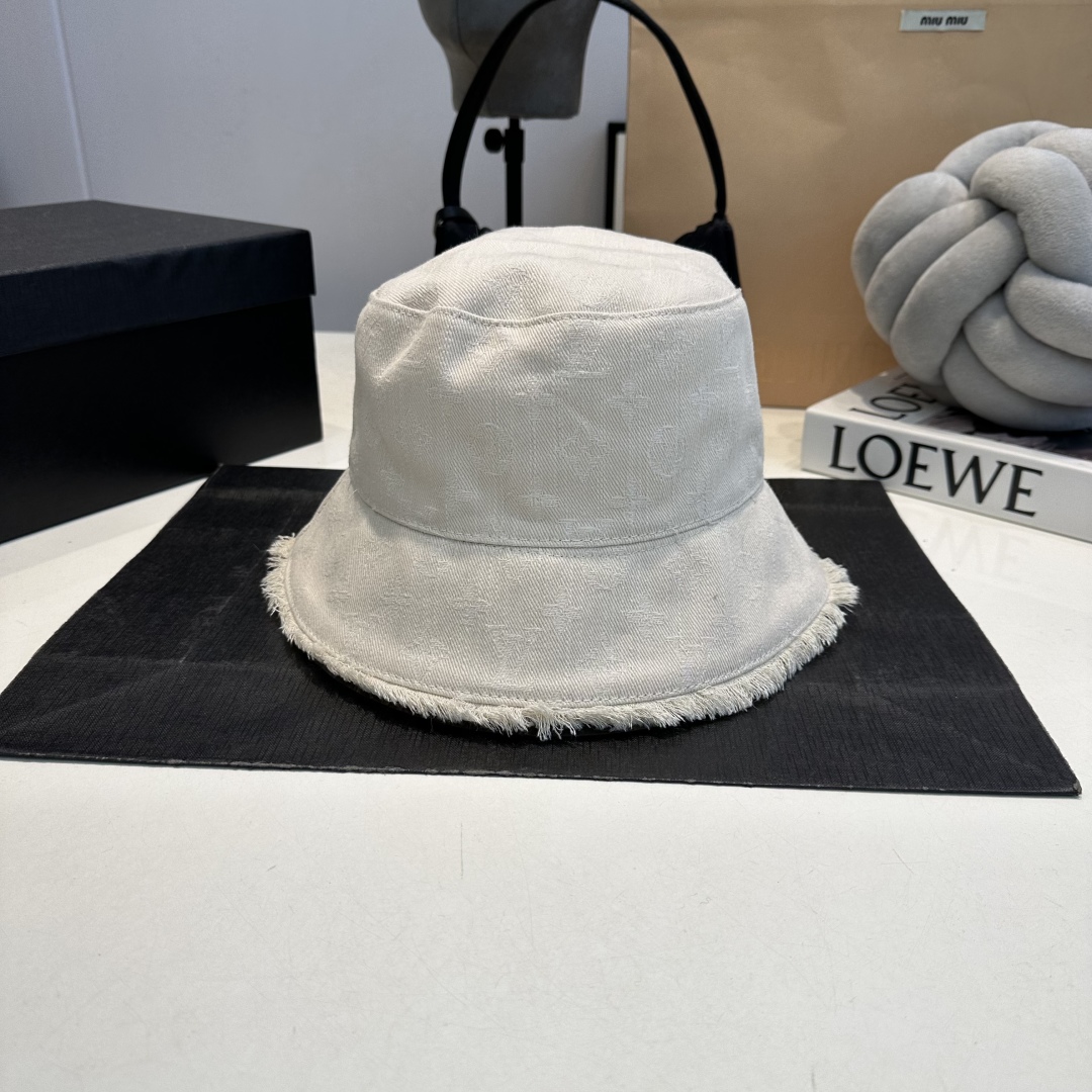 L new denim bucket hat