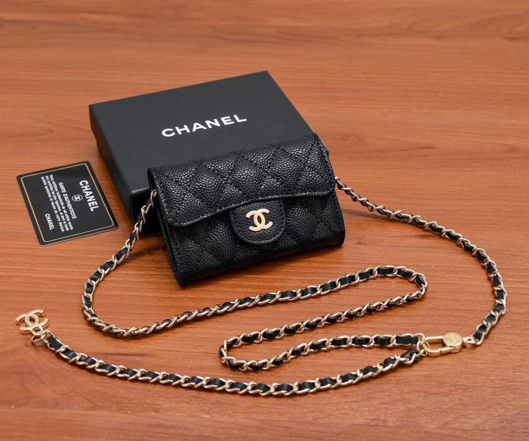 C Design Caviar Leather Small Backpack
