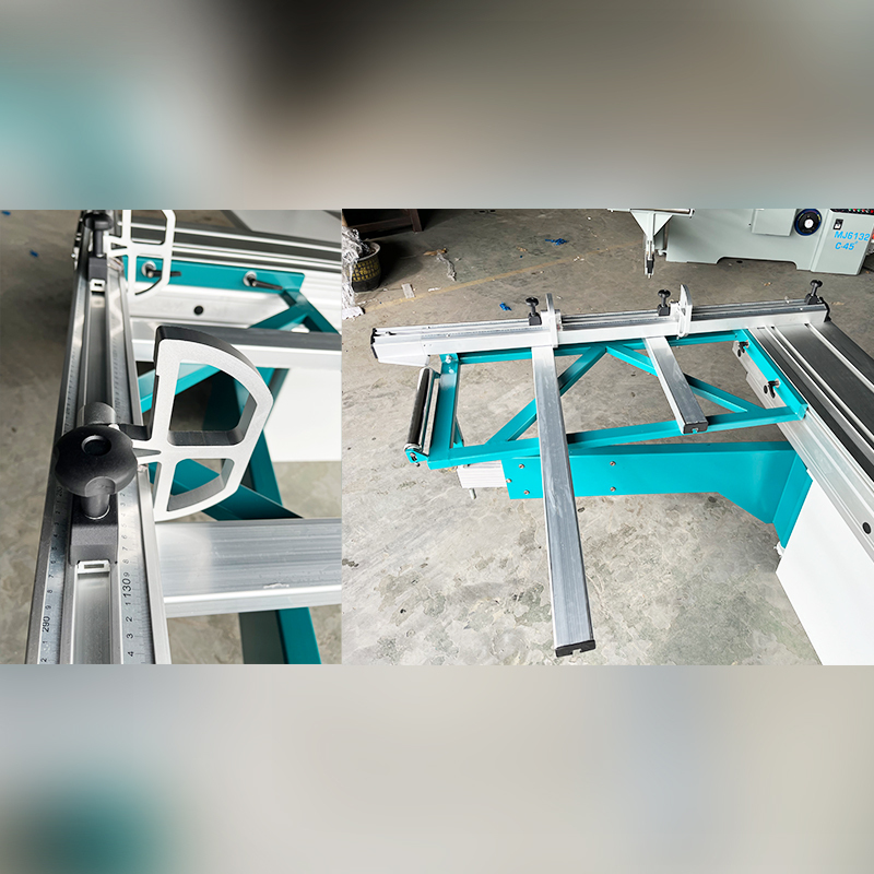 Sliding Table Panel Saw with Electrical Lifting and Tilting