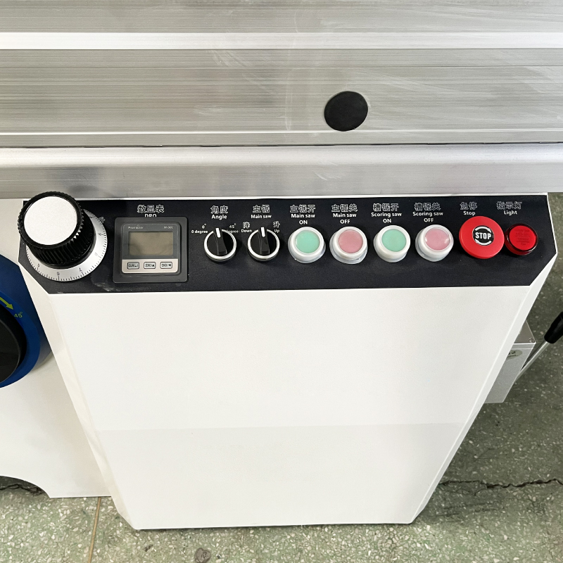 Sliding Table Panel Saw with Electrical Lifting and Tilting