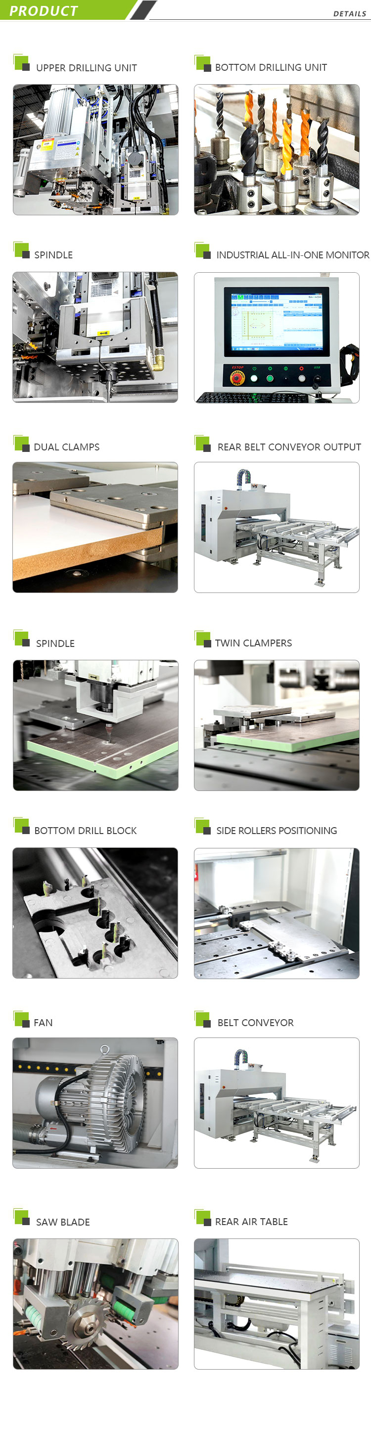 CNC 6 Sides Drilling Machine