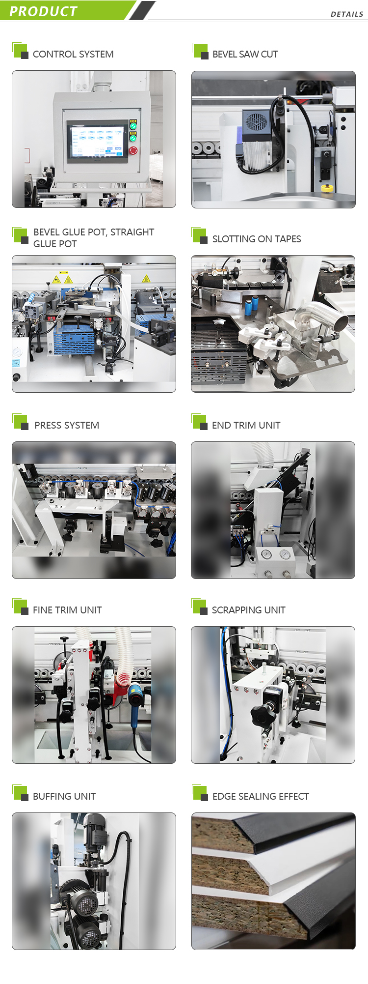 Automatic Inclination Edge Banding Machine