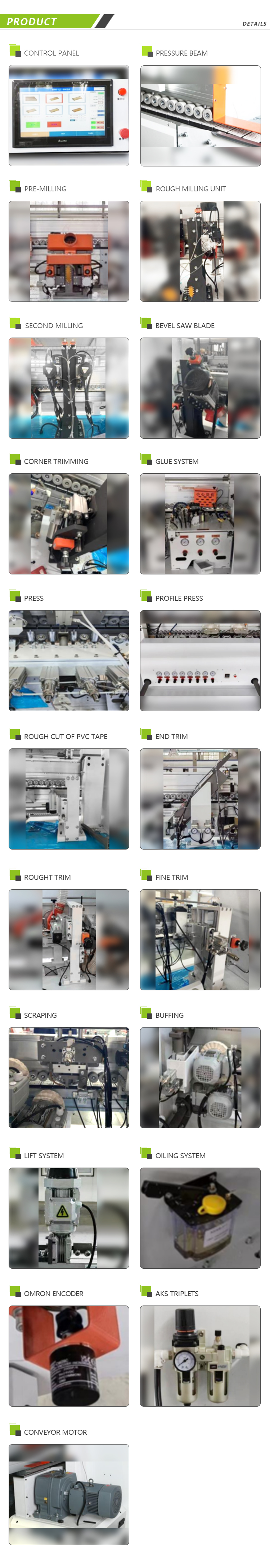 J/C/Bevel Shaped Edge Banding Machine