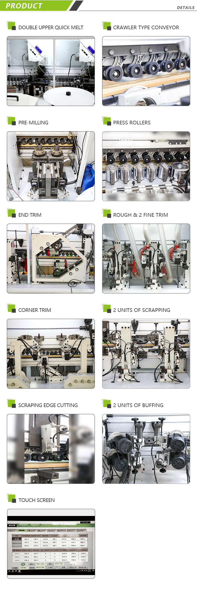 High speed Edge Banding Machine