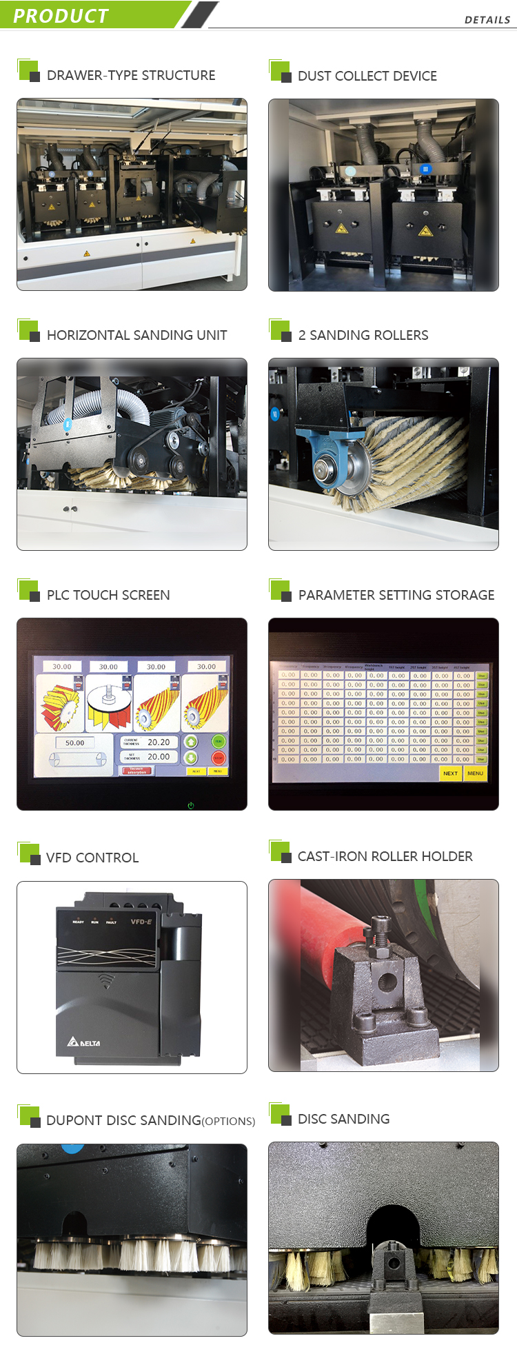Heavy Duty Brush Sanding Machine