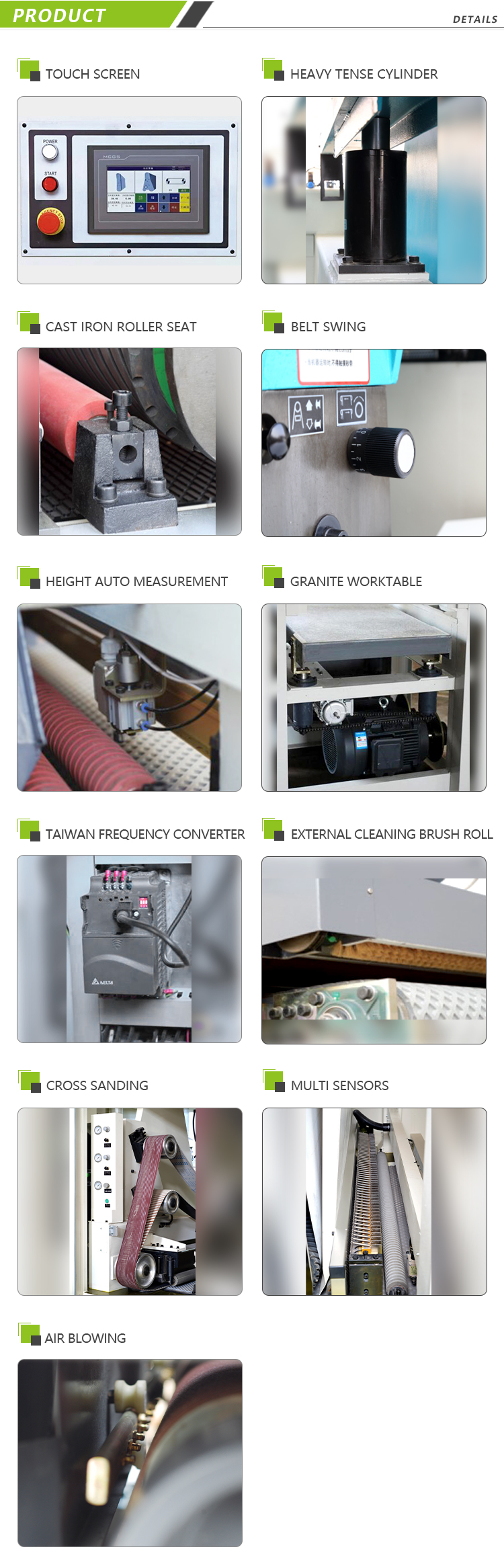 Segmented Pad Sanding Machine
