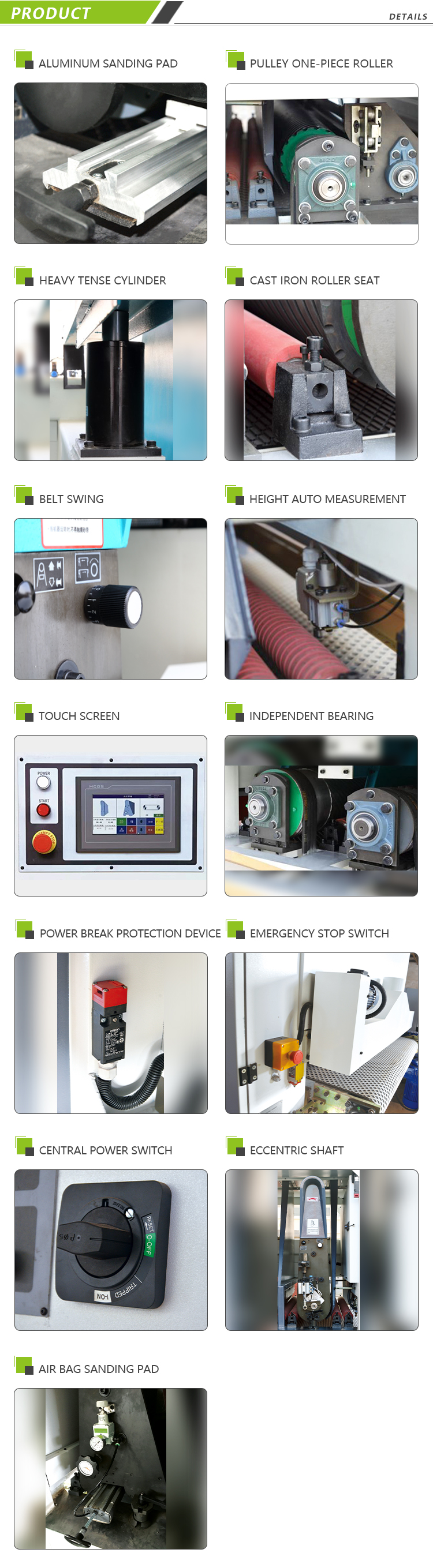 Single Head Wide Belt Sanding Machine