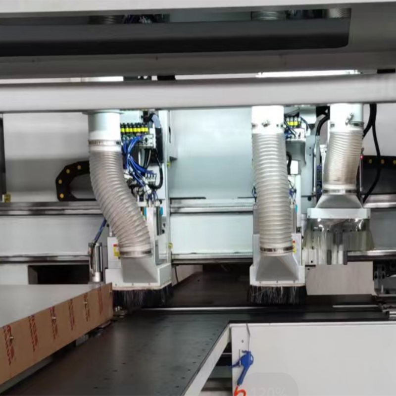 Double Spindles CNC 6 Sides Drilling Machine with 4 ATC