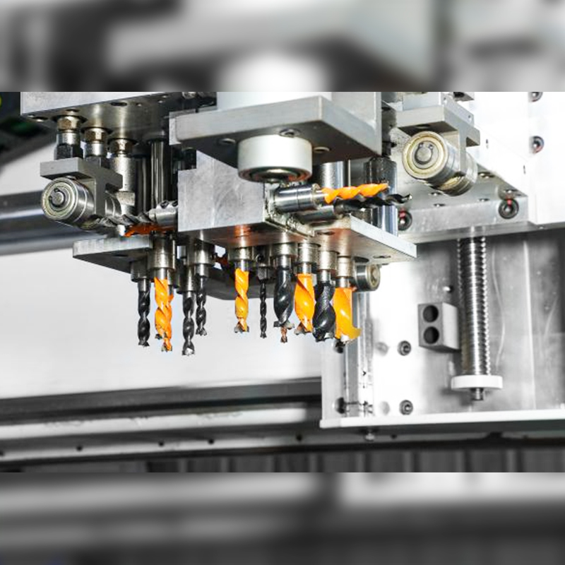 CNC 6 Sides Drilling Machine with 4 ATC