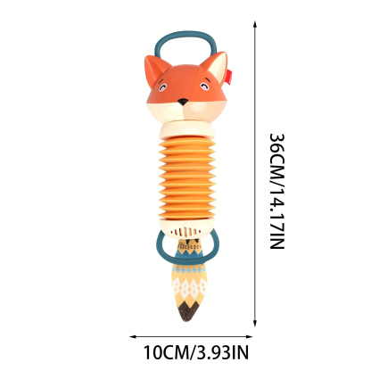 Cartoon Fox Accordion Baby Music Toys Early Education Instrument Electronic Vocal Toy Kids Educational Soothe Toy Children Gifts