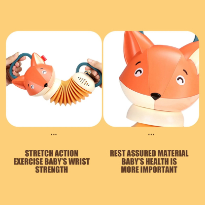 Cartoon Fox Accordion Baby Music Toys Early Education Instrument Electronic Vocal Toy Kids Educational Soothe Toy Children Gifts