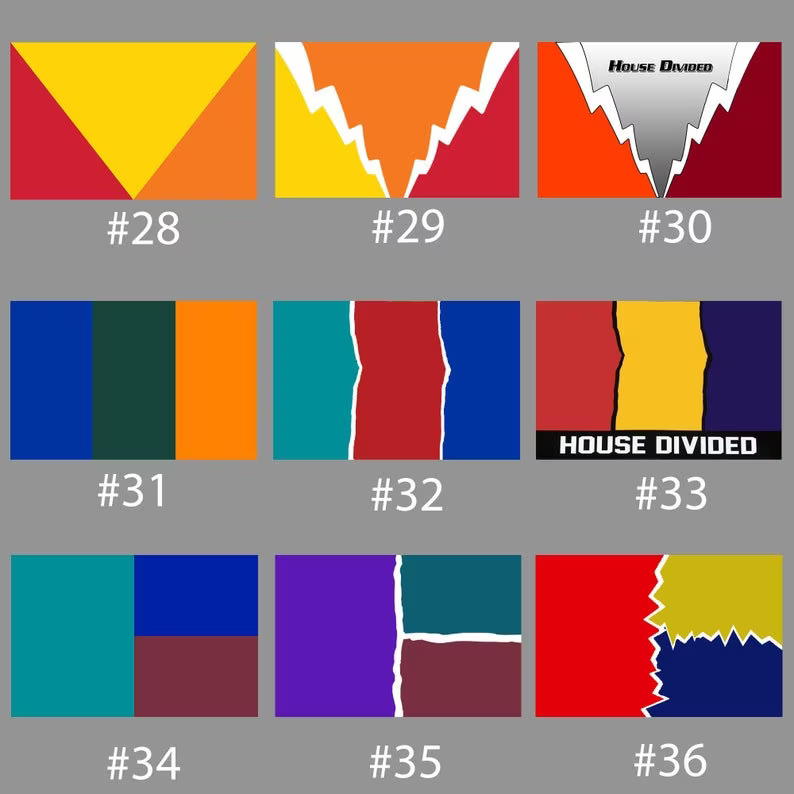 Custom House Divided Shirt