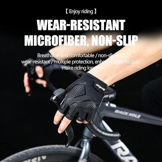 Half-Finger Cycling Gloves With Silicone Grip