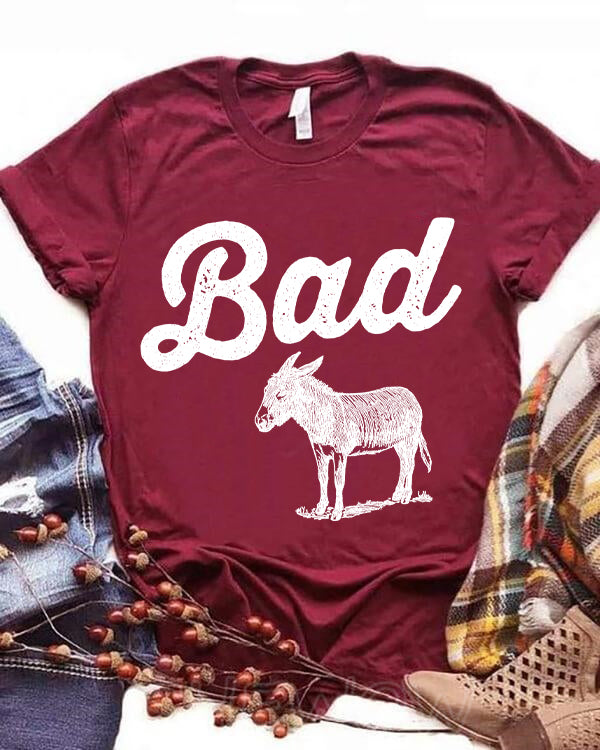Funny Bad Ass Donkey T-shirt