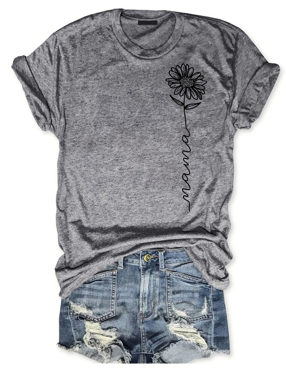 Mama flower T-shirt