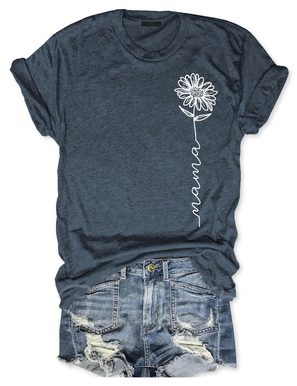 Mama flower T-shirt