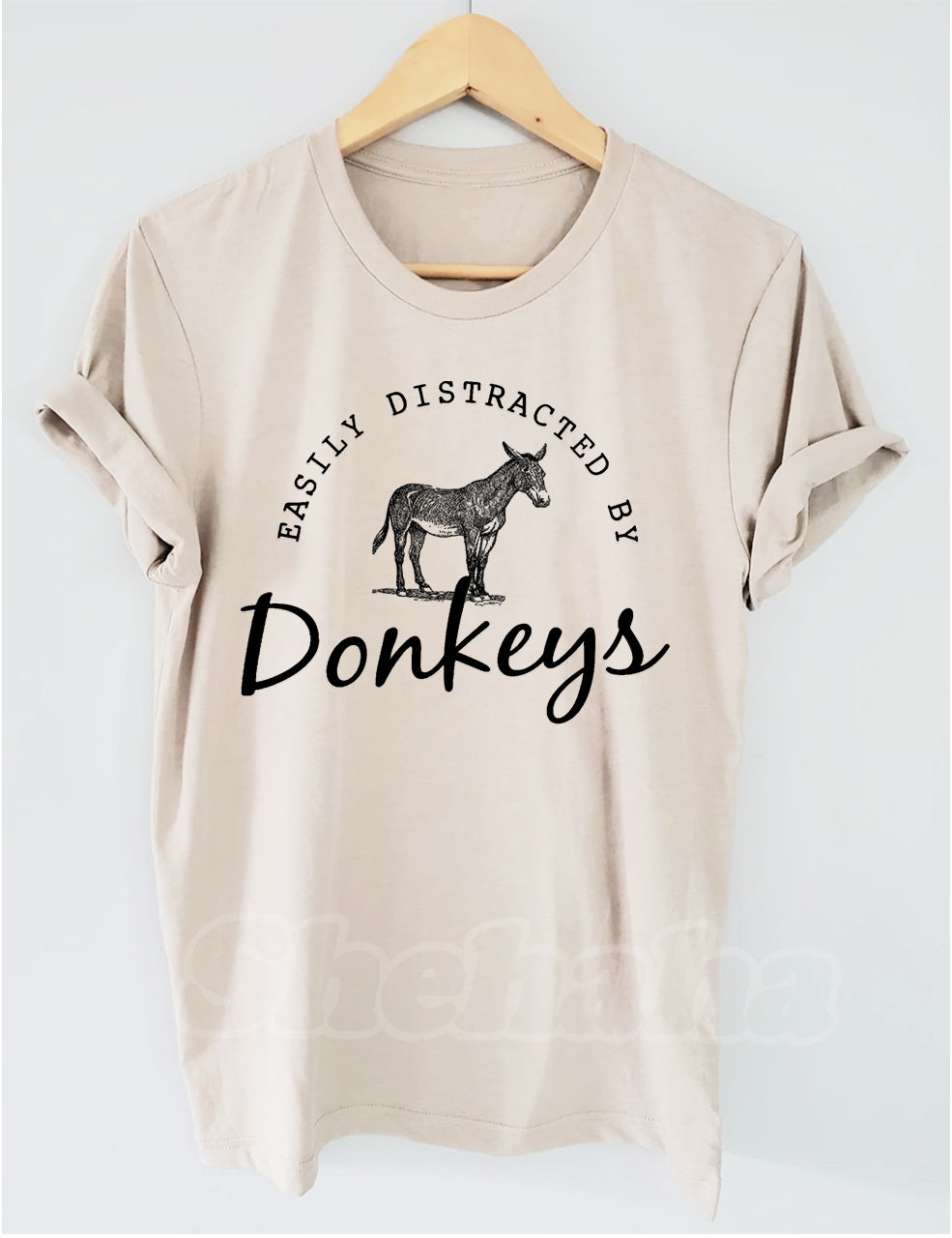 Easily Distracted By Donkeys T-shirt