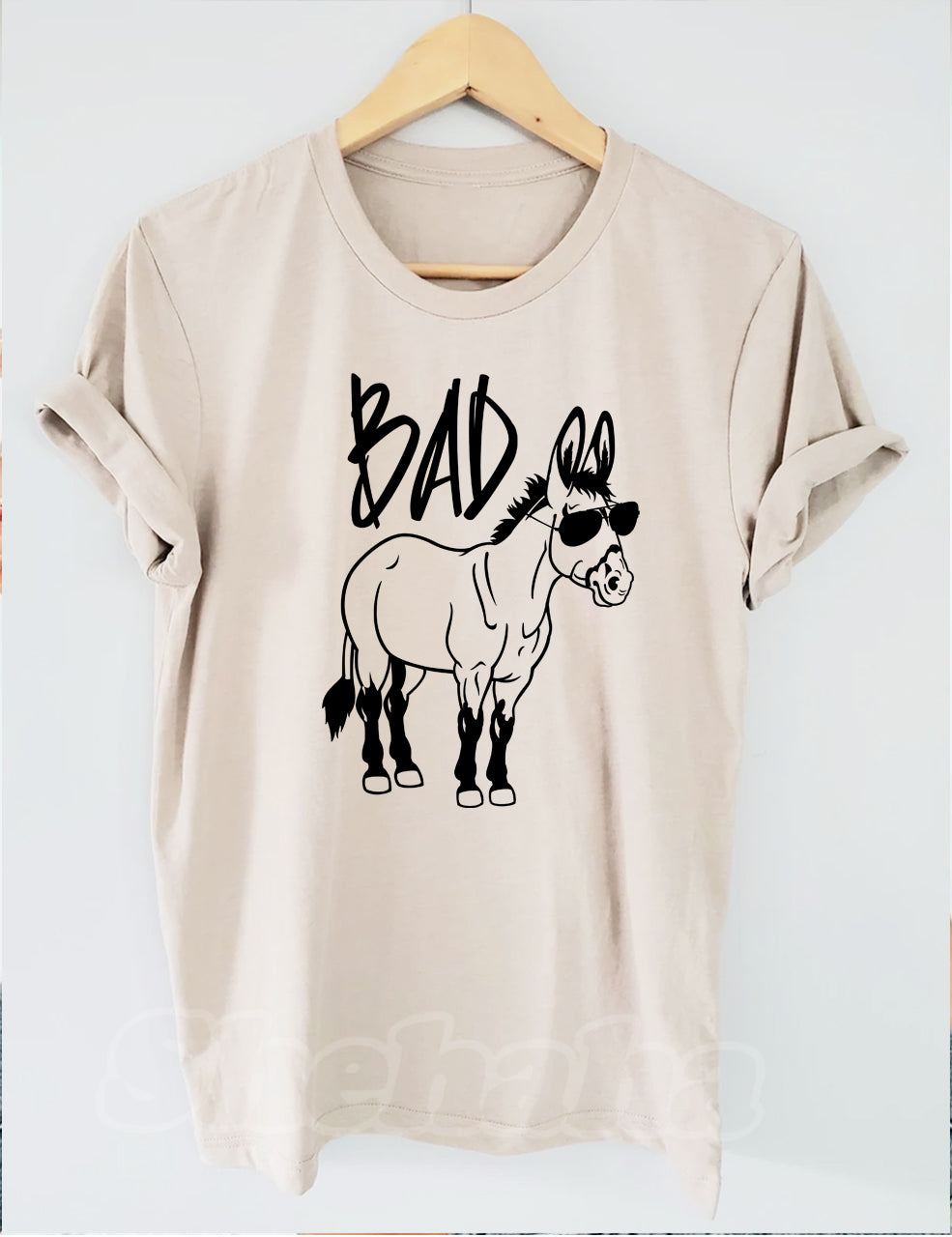 Bad Ass Funny Donkey T-shirt