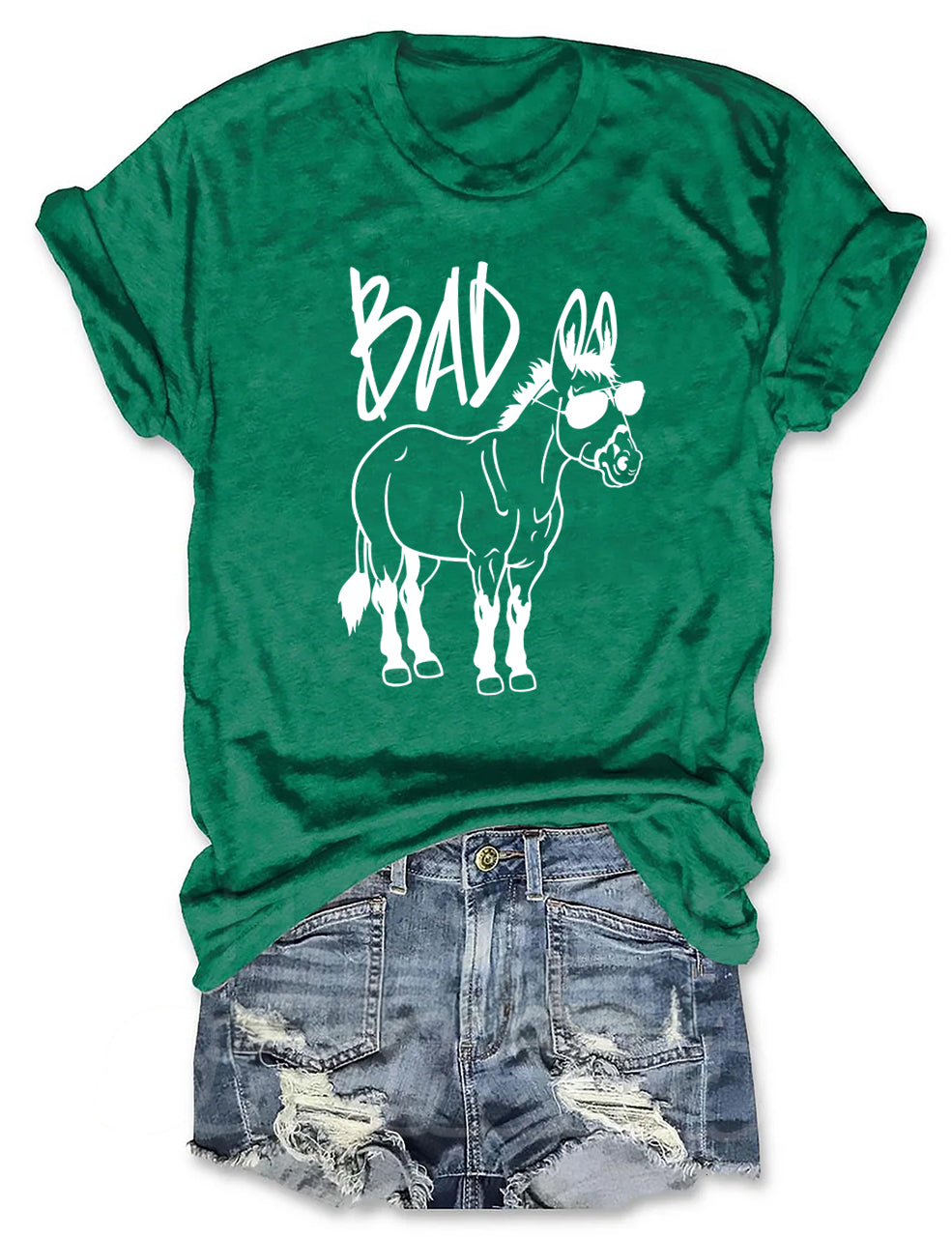 Bad Ass Funny Donkey T-shirt