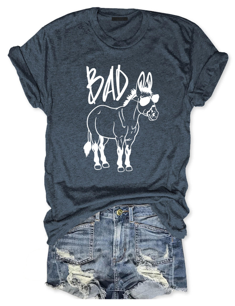 Bad Ass Funny Donkey T-shirt