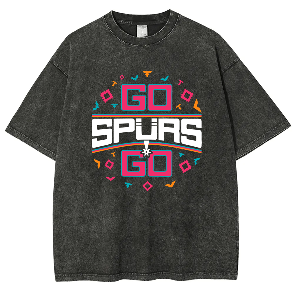Go Spurs Go Champion Washed T-shirt