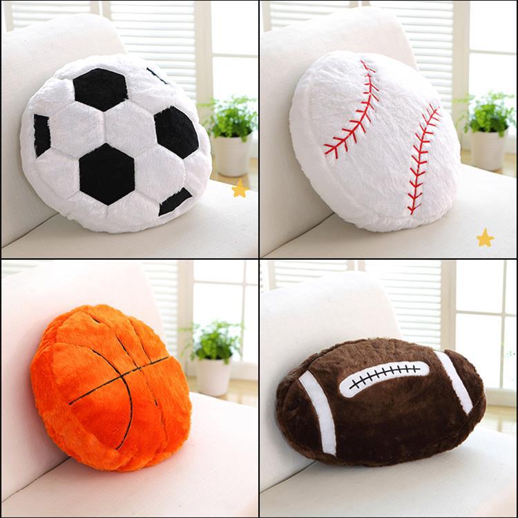 Creative Football Pillow Simulation Basketball Plush Toy Pillow Gift Cushion Doll Cushion Doll Doll Wholesale