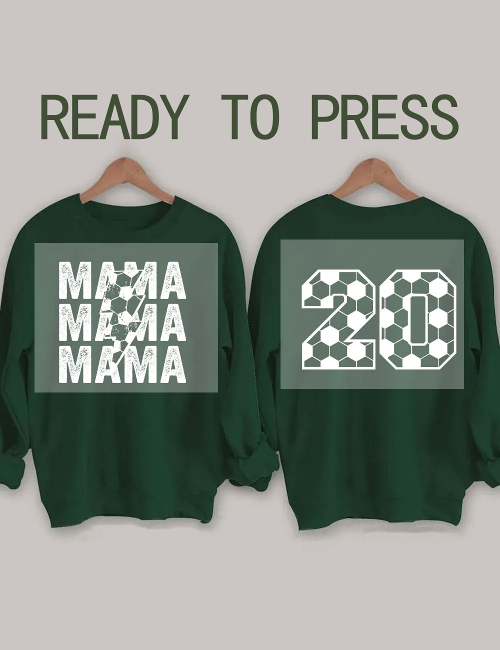 Soccer Mom Number Customization DTF Heat Transfer