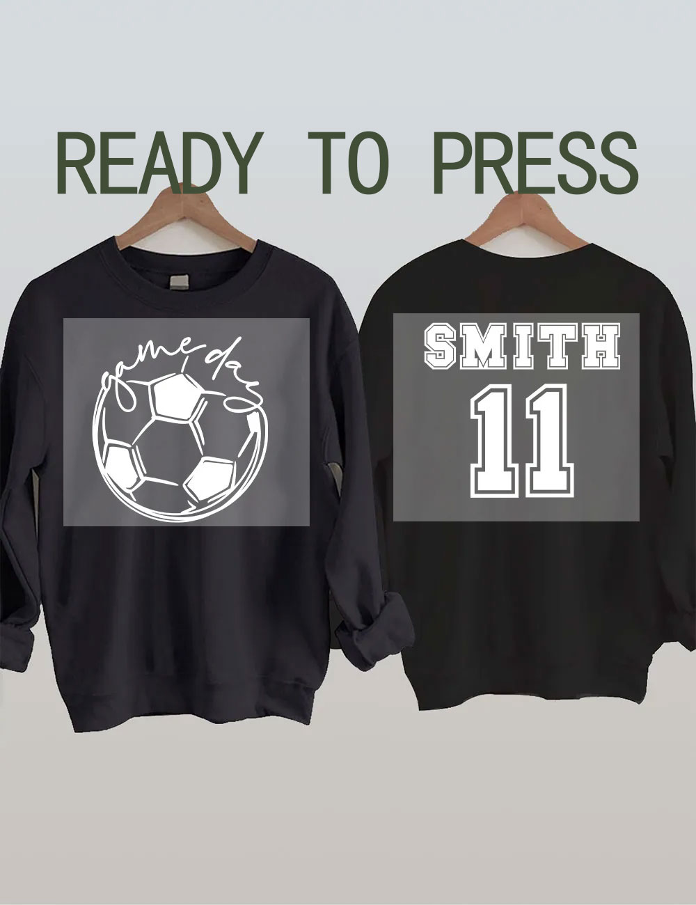 Game Day Soccer Mom Customization Number And Name DTF Heat Transfer