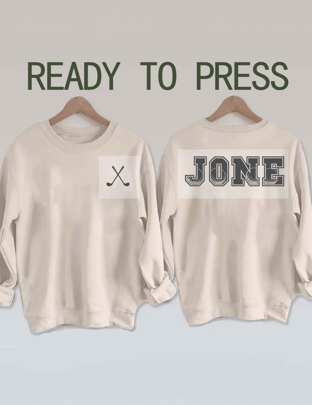 Golf Custom DTF Heat Transfer