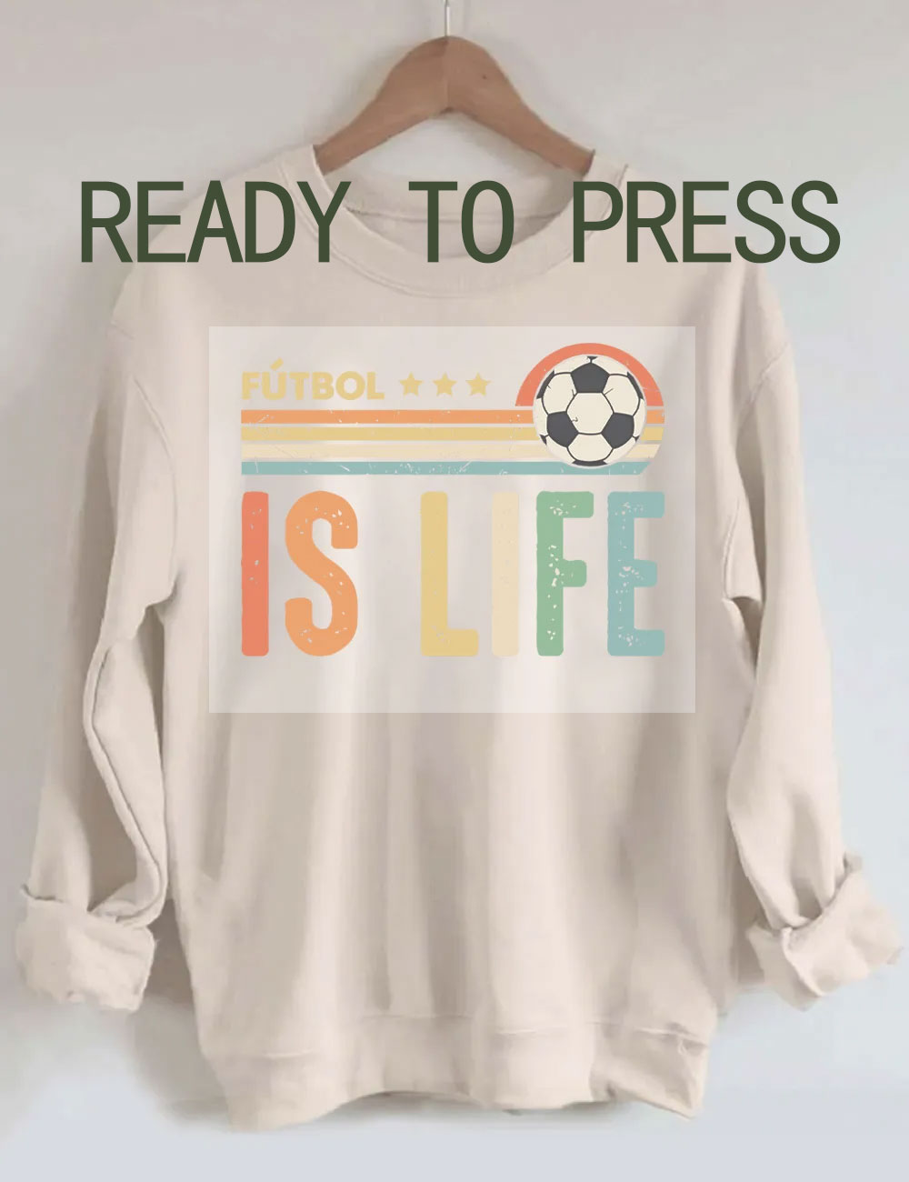 Futbol Is Life DTF Heat Transfer