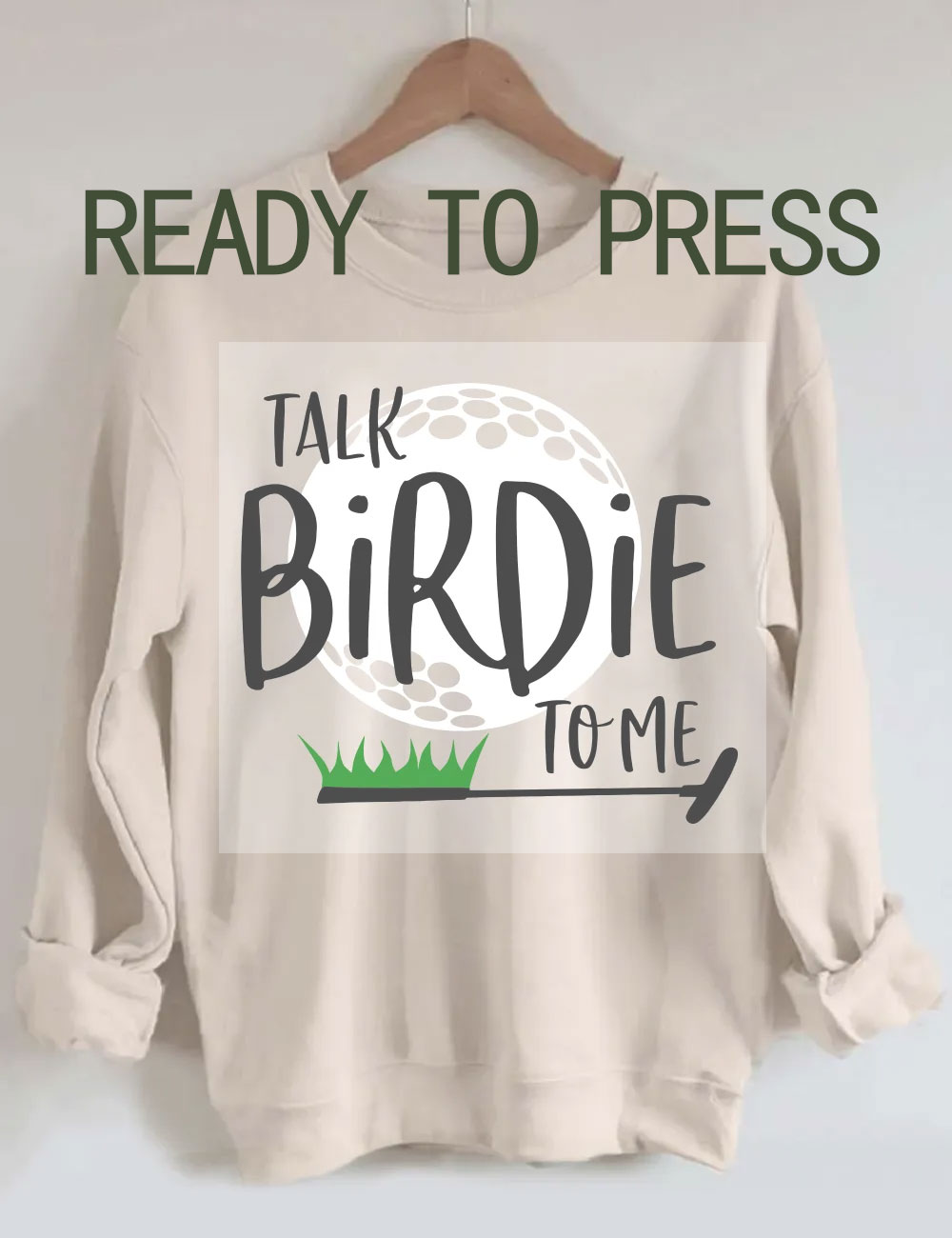Talk Birdie To Me Funny Golf DTF Heat Transfer
